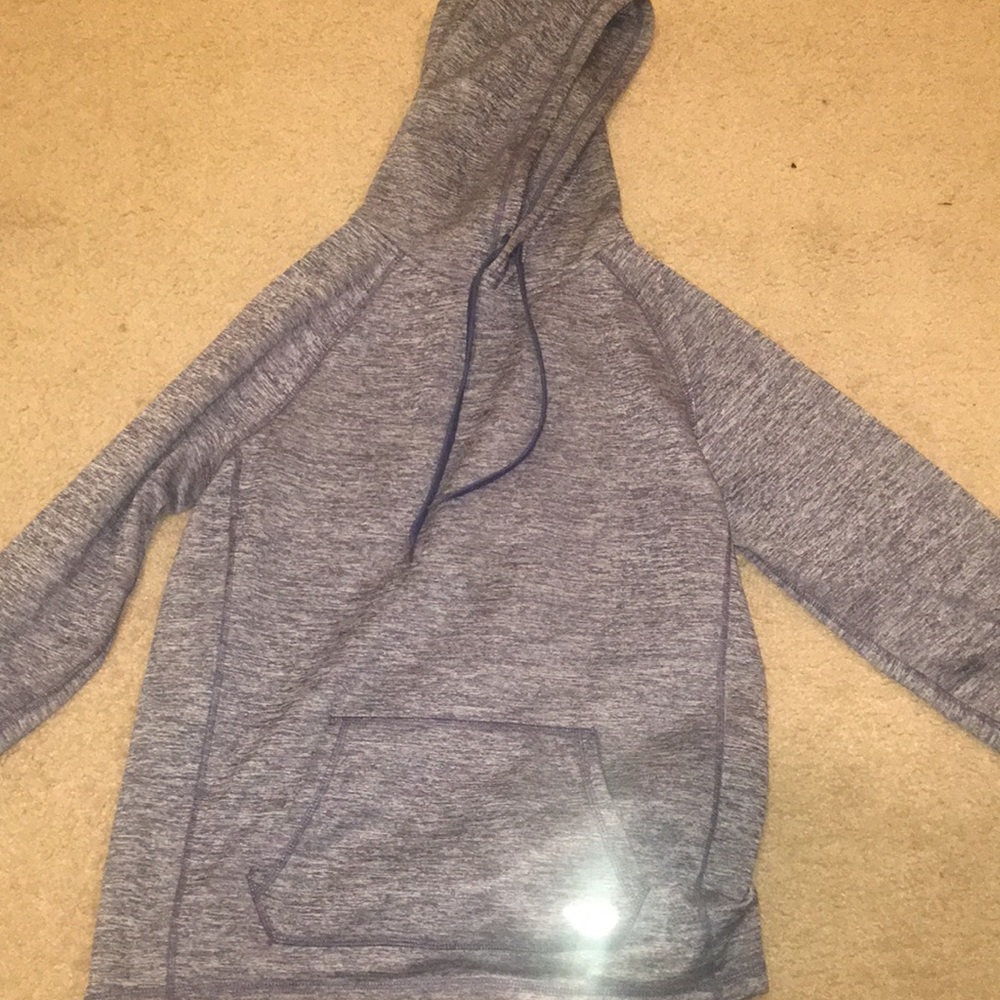 Blue and navy blue stripped